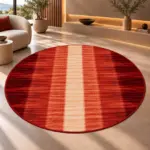 Anre Modern Multi Polyester ve Pamuklu Kaydırmaz Taban Yıkanabilir Dijital Baskı Halısı - Görsel 6
