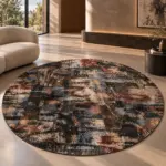 Arne Modern Multi Polyester ve Pamuklu Kaydırmaz Taban Yıkanabilir Dijital Baskı Halısı - Görsel 6