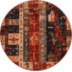 Heloz Modern Multi Polyester ve Pamuklu Kaydırmaz Taban Yıkanabilir Dijital Baskı Halısı - Görsel 5
